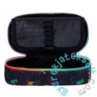 Rainbow Kitty cicás ovális tolltartó - Astrabag