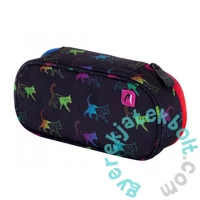 Rainbow Kitty cicás ovális tolltartó - Astrabag