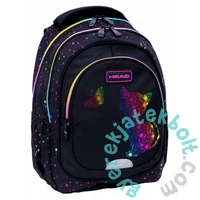 Rainbow Kitty - Golden Effect ergonomikus iskolatáska