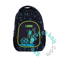Football Motion focis ergonomikus iskolatáska, hátizsák - 3 rekeszes - Astrabag