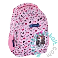 Kutyás ergonomikus iskolatáska, hátizsák - 3 rekeszes - Sweet Dog