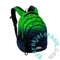  Ombre Football ergonomikus iskolatáska, hátizsák - 3 rekeszes - Astrabag (502026052)