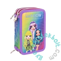 Rainbow High felszerelt 3 emeletes tolltartó - Silver - Astrabag