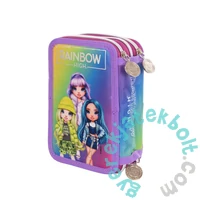 Rainbow High felszerelt 3 emeletes tolltartó - Silver - Astrabag