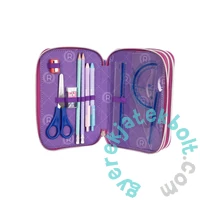 Rainbow High felszerelt 3 emeletes tolltartó - Silver - Astrabag