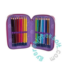 Rainbow High felszerelt 3 emeletes tolltartó - Silver - Astrabag