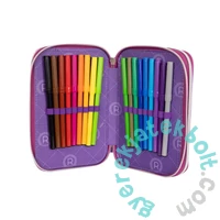 Rainbow High felszerelt 3 emeletes tolltartó - Silver - Astrabag