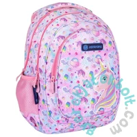 Unikornis iskolatáska, hátizsák - 3 rekeszes - Astrabag