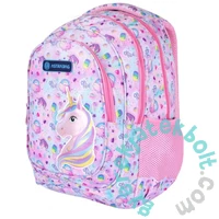 Unikornis iskolatáska, hátizsák - 3 rekeszes - Astrabag
