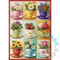 Bboldin 1000 db-os puzzle - Blooming Teacups (PT-1139)