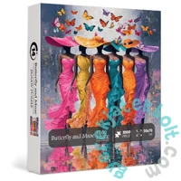 Bboldin 1000 db-os puzzle - Butterfly and Muse (PT-976)