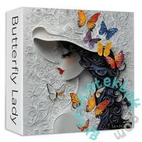 Bboldin 1000 db-os puzzle - Butterfly Lady (PT-628)