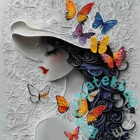 Bboldin 1000 db-os puzzle - Butterfly Lady (PT-628)