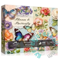 Bboldin 1000 db-os puzzle - Butterfly Bloom (PT-1241)