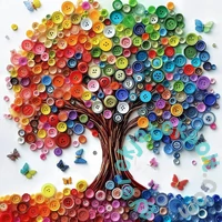 Bboldin 1000 db-os puzzle - Button Art Tree (PT-356)