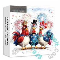 Bboldin 1000 db-os puzzle - Cheerful Chickens (PT-1251)