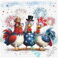 Bboldin 1000 db-os puzzle - Cheerful Chickens (PT-1251)