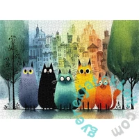 Bboldin 1000 db-os puzzle - Chromatic Cats (PT-852)
