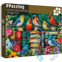 Bboldin 1000 db-os puzzle - Colorful Birds Bookstore (PT-1234)