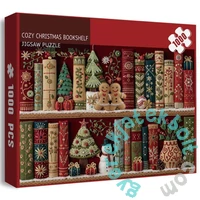 Bboldin 1000 db-os puzzle - Cozy Christmas Bookshelf (PT-490)