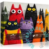 Bboldin 1000 db-os puzzle - Cute Fuzzy Cats (PT-1056)