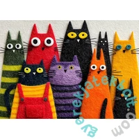 Bboldin 1000 db-os puzzle - Cute Fuzzy Cats (PT-1056)