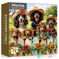 Bboldin 1000 db-os puzzle - Dachshund Family (PT-1131)