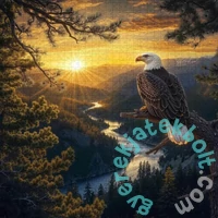 Bboldin 1000 db-os puzzle - Eagle at Sunset (PT-1217)