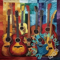 Bboldin 1000 db-os puzzle - Fabric Guitar (PT-612)