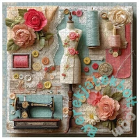 Bboldin 1000 db-os puzzle - Floral Sewing Atelier (PT-1194)