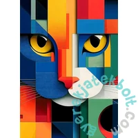Bboldin 1000 db-os puzzle - Geometric Cat Art (PT-747)