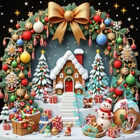 Bboldin 1000 db-os puzzle - Gingerbread Christmas Scene (PT-686)