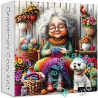 Bboldin 1000 db-os puzzle - Grandma’s Cozy Knit (PT-1129)