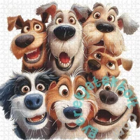 Bboldin 1000 db-os puzzle - Happy Dogs (PT-1011)