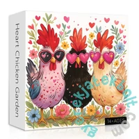Bboldin 1000 db-os puzzle - Heart Chicken Garden (PT-238)