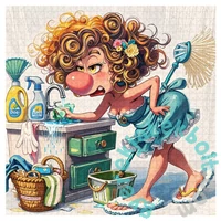 Bboldin 1000 db-os puzzle - Housework Disaster Scene (PT-262)