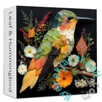 Bboldin 1000 db-os puzzle - Leaf and Hummingbird (PT-1114)