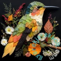 Bboldin 1000 db-os puzzle - Leaf and Hummingbird (PT-1114)