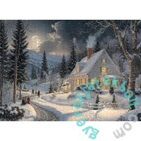 Bboldin 1000 db-os puzzle - Moonlit Snowy Night (PT-920)