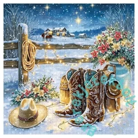Bboldin 1000 db-os puzzle - Snowy Night Ranch (PT-952)