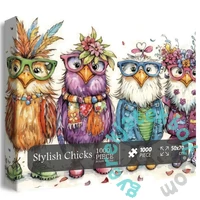 Bboldin 1000 db-os puzzle - Stylish Chicks (PT-399)