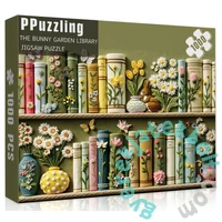 Bboldin 1000 db-os puzzle - The Bunny Garden Library (PT-856)