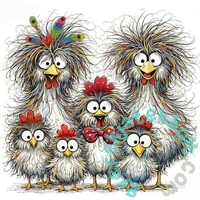 Bboldin 1000 db-os puzzle - The Scruffy Chicks (PT-1216)