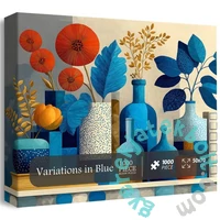 Bboldin 1000 db-os puzzle - Variations in Blue (PT-665)