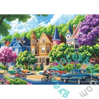 Bboldin 1000 db-os puzzle - Warm Retro Town (PT-894)