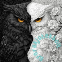 Bboldin 1000 db-os puzzle - Ying Yang Owl (PT-986)