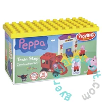 Play Big Bloxx Peppa malac - Mini vasútállomás építőszett (57072)