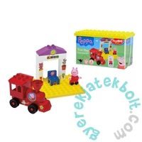 Play Big Bloxx Peppa malac - Mini vasútállomás építőszett (57072)