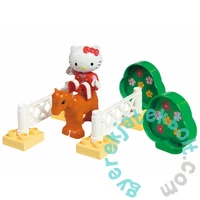 Play Big Bloxx Hello Kitty - Lovaspályán kezdő építőszett