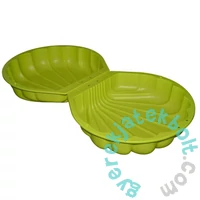Kétrészes kagyló formájú homokozó - Zöld (800007723)